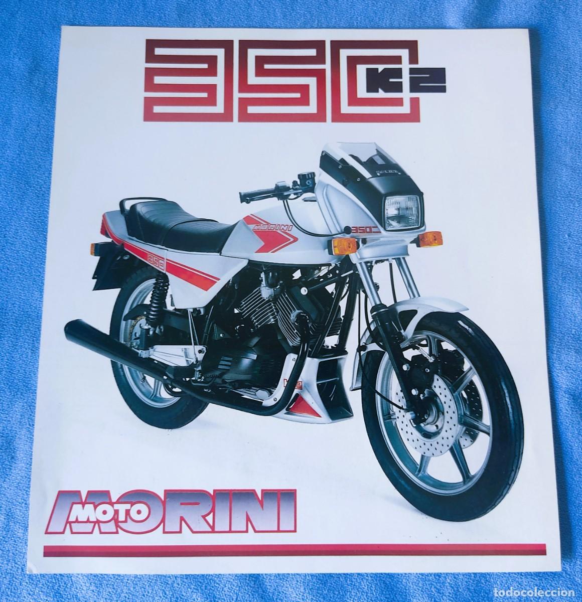 Coches y motocicletas: ANTIGUO PUBLICIDAD MOTO MORINI 350 K2
