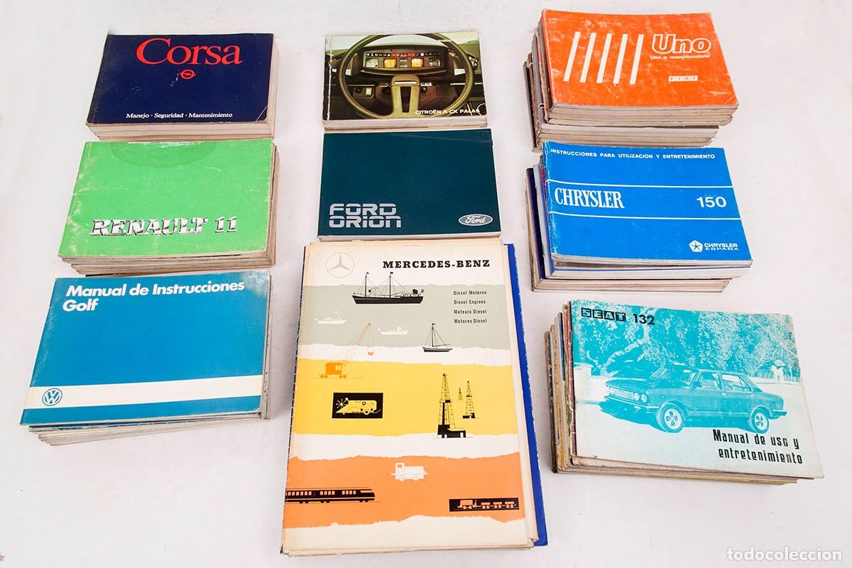Coches y Motocicletas: 83 cat&aacute;logos y manuales de coches - Mercedes, Citroen, Ford, Opel, Renault, Volkswagen, Fiat, Seat..