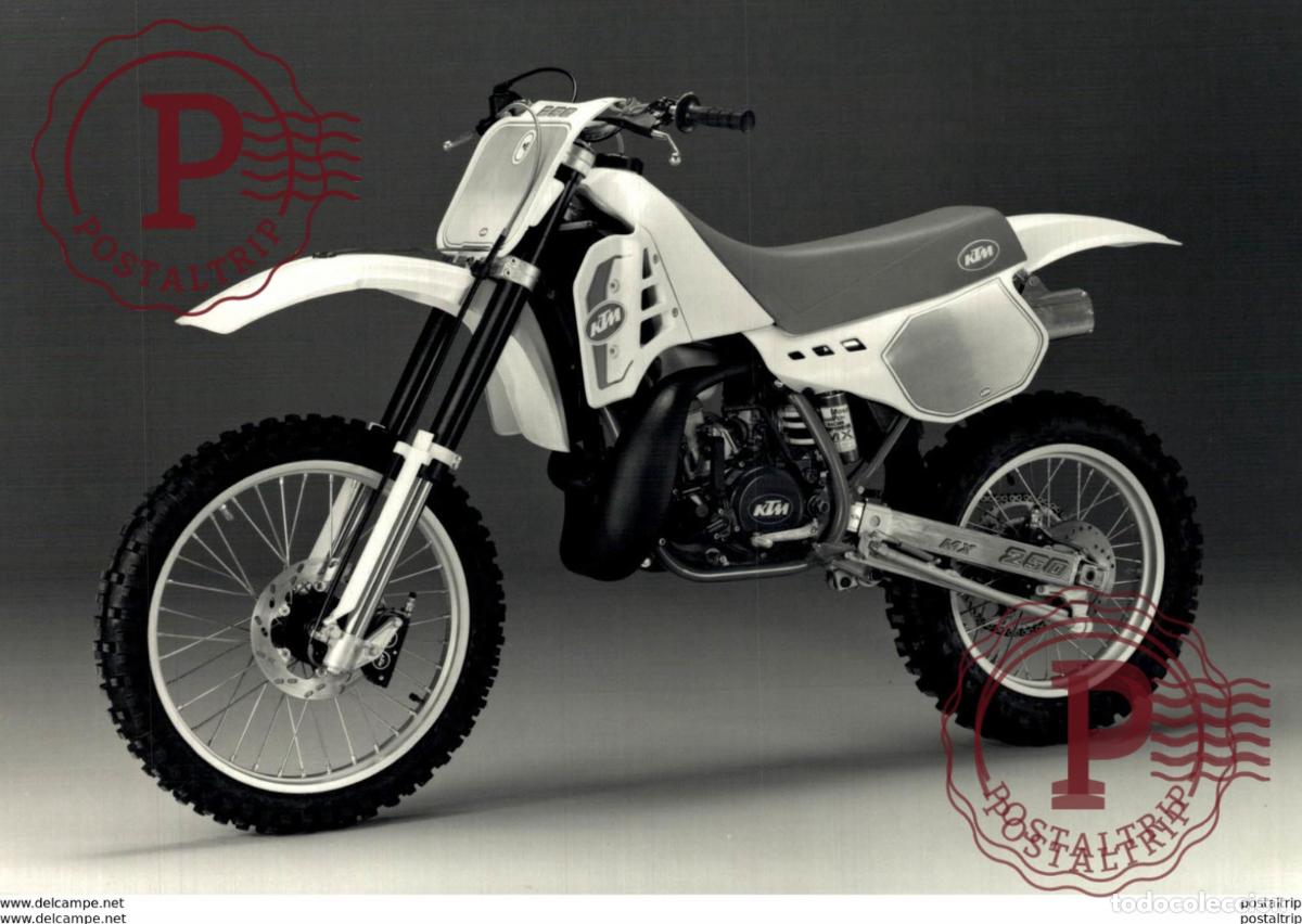 Carros e motociclos: KTM MX 250 +-18cm x 12cm Moto MOTOCROSS MOTORCYCLE Douglas J Jackson archive of motorcycles