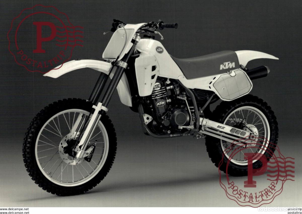 Carros e motociclos: KTM MX 550 +-18cm x 12cm Moto MOTOCROSS MOTORCYCLE Douglas J Jackson archive of motorcycles