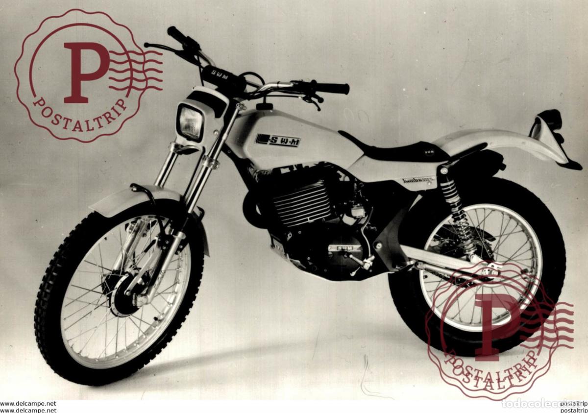 Carros e motociclos: SWM +-18cm x 12cm Moto MOTOCROSS MOTORCYCLE Douglas J Jackson archive of motorcycles