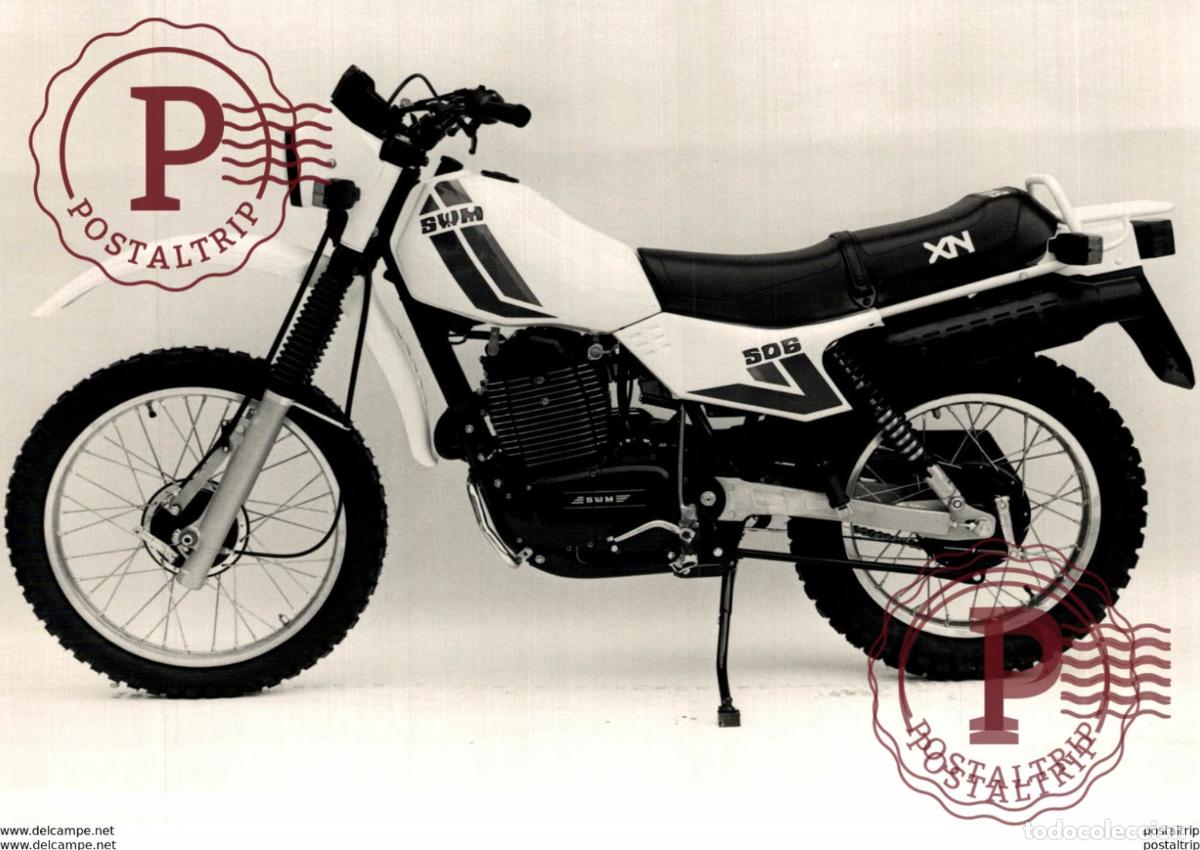 Carros e motociclos: SWM 506 +-18cm x 12cm Moto MOTOCROSS MOTORCYCLE Douglas J Jackson archive of motorcycles