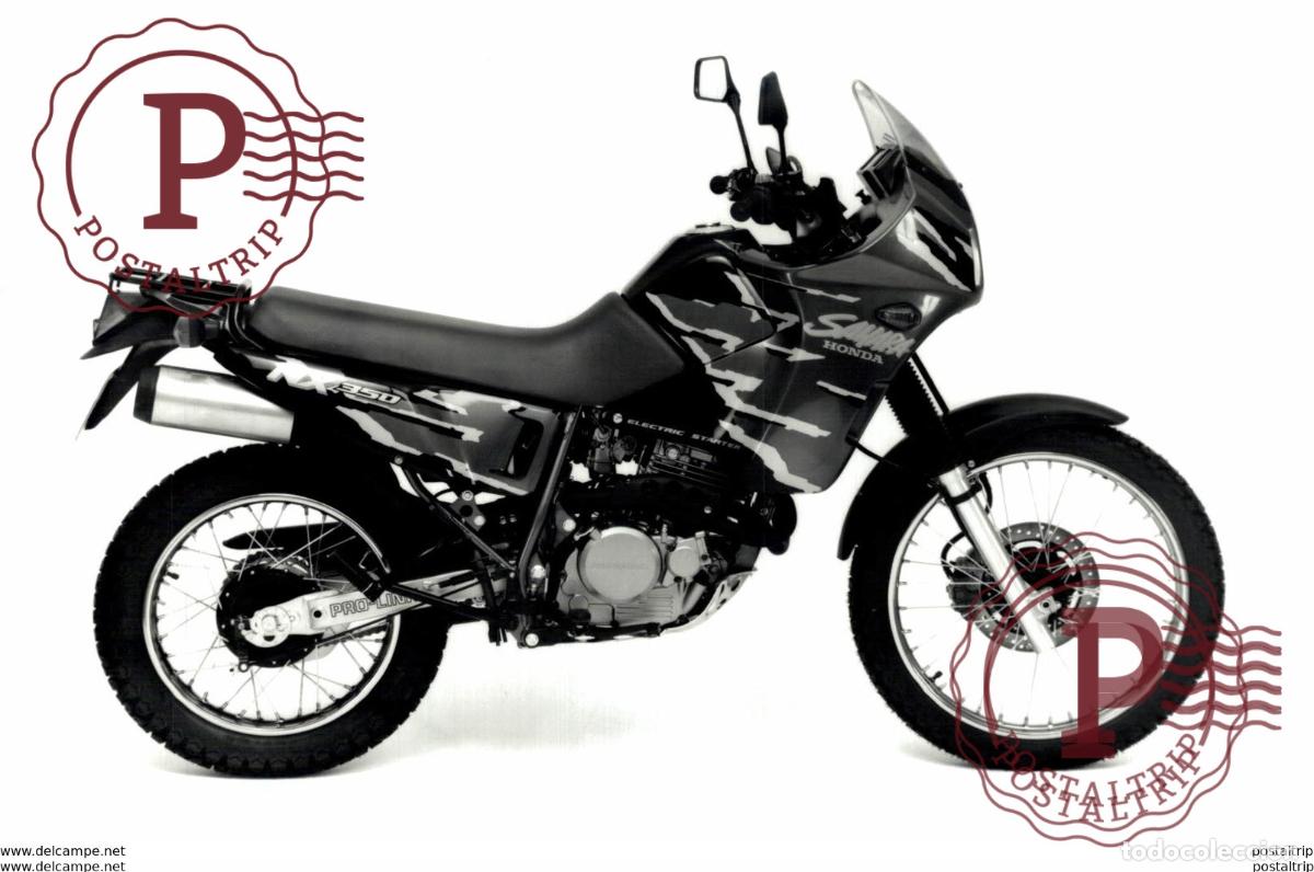 Coches y Motocicletas: Honda Sahara +-18cm x 12cm Moto MOTOCROSS MOTORCYCLE Douglas J Jackson archive of motorcycles
