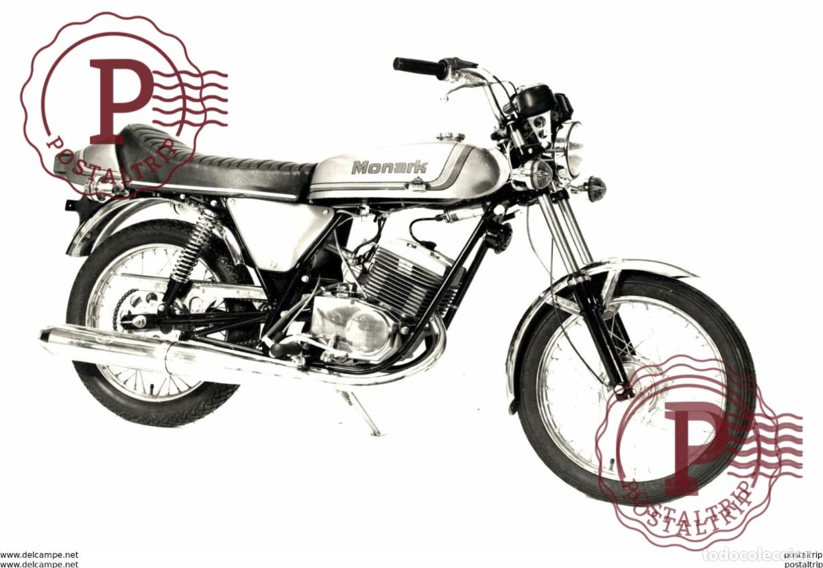 Carros e motociclos: Monark +-18cm x 12cm Moto MOTOCROSS MOTORCYCLE Douglas J Jackson archive of motorcycles