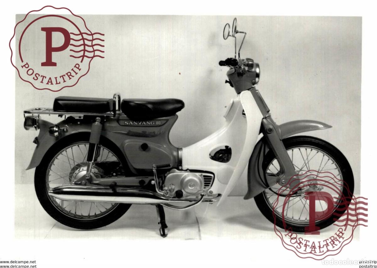 Automobili e Motociclette: Sanyang 80. +-14cm*10cm Moto MOTOCROSS MOTORCYCLE Douglas J Jackson archive of motorcycles