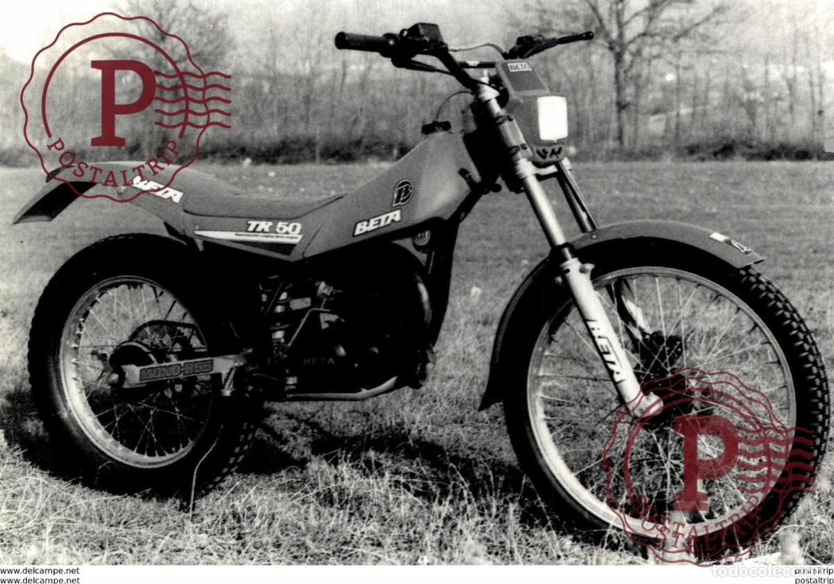 Automobili e Motociclette: Beta TR50 +-14cm*10cm Moto MOTOCROSS MOTORCYCLE Douglas J Jackson archive of motorcycles