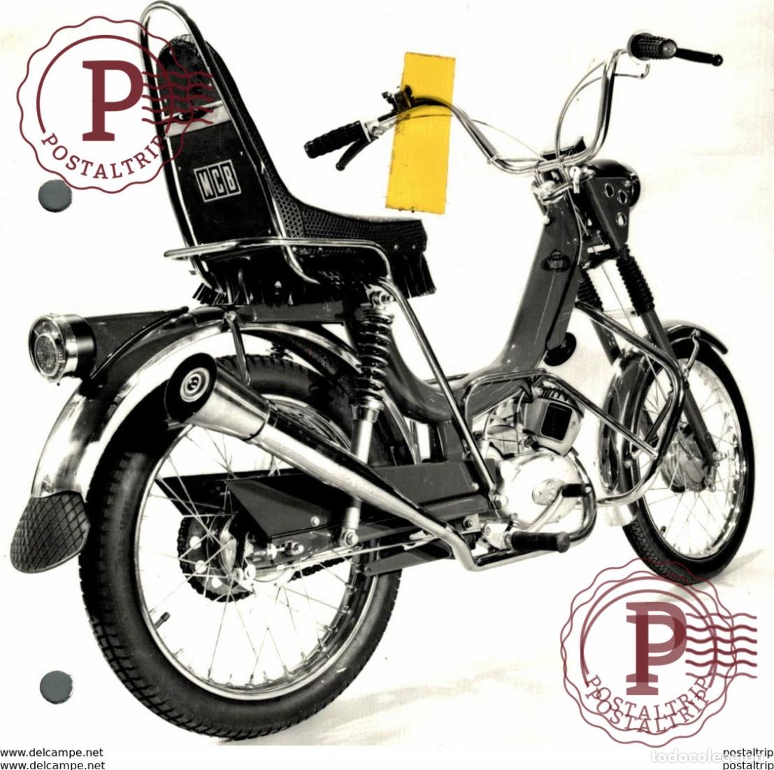 Carros e motociclos: Monark Custom Bike perforada +-12cm*12cm Moto MOTOCROSS MOTORCYCLE Douglas J Jackson archive of mo