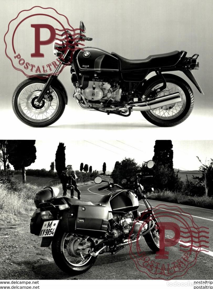 Automobili e Motociclette: B.M.W. R 100 R Classic +-18cm*23cm Moto MOTOCROSS MOTORCYCLE Douglas J Jackson archive of motorcycle
