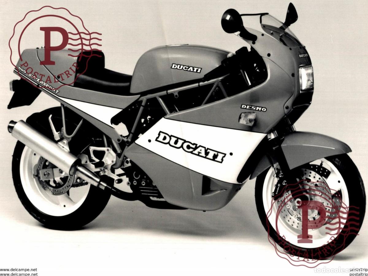 Carros e motociclos: Ducati Desmo +-20cm*14cm Moto MOTOCROSS MOTORCYCLE Douglas J Jackson archive of motorcycles