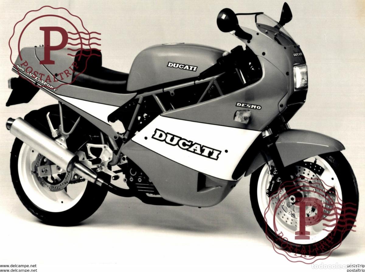 Carros e motociclos: Ducati Desmo +-21cm*14cm Moto MOTOCROSS MOTORCYCLE Douglas J Jackson archive of motorcycles