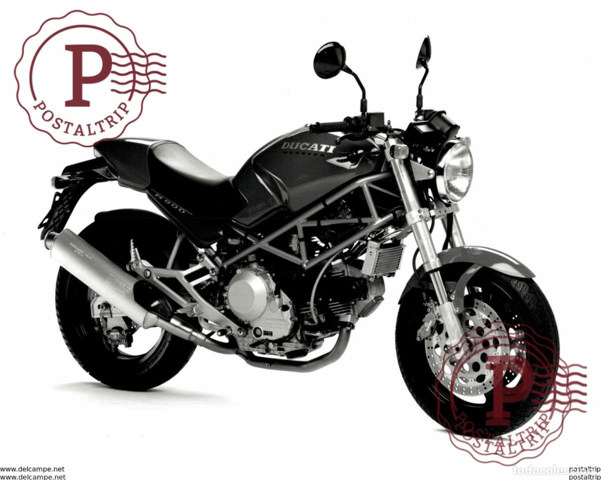 Carros e motociclos: Ducati Monster +-23cm*17cm Moto MOTOCROSS MOTORCYCLE Douglas J Jackson archive of motorcycles