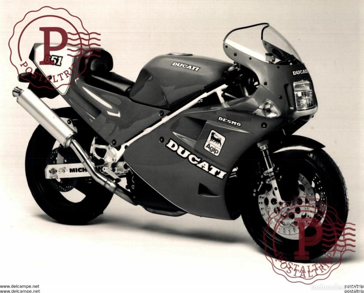 Carros e motociclos: Ducati Desmo +-23cm*17cm Moto MOTOCROSS MOTORCYCLE Douglas J Jackson archive of motorcycles