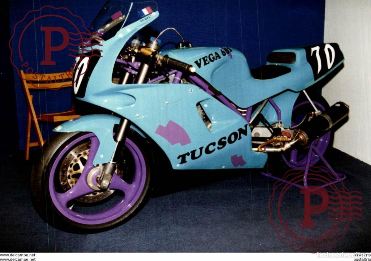 Carros e motociclos: TUCSON VEGA 601 +-12,5cm x 18cm Moto MOTOCROSS MOTORCYCLE Douglas J Jackson archive of motorcycles