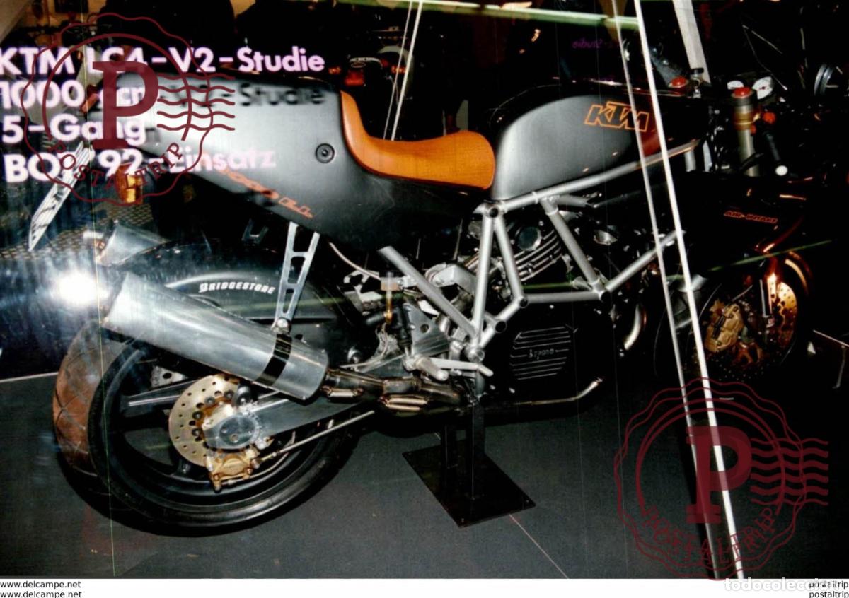 Carros e motociclos: KTM LC4-V2-Studie +-12,5cm x 18cm Moto MOTOCROSS MOTORCYCLE Douglas J Jackson archive of motorcycle