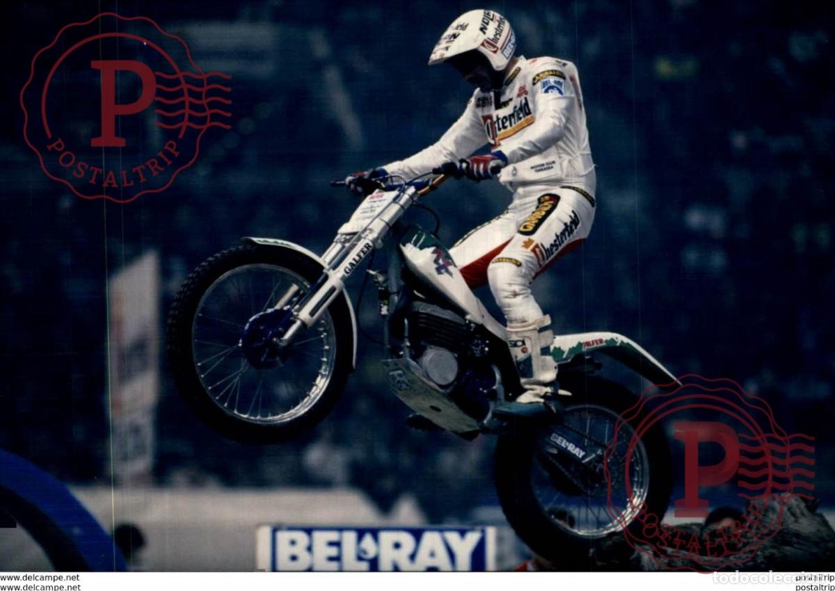 Automobili e Motociclette: GALFER +-12,5cm x 18cm Moto MOTOCROSS MOTORCYCLE Douglas J Jackson archive of motorcycles