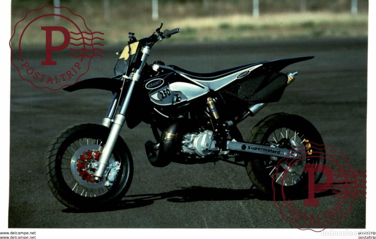 Carros e motociclos: KRAMIT 250 +-10cm x 15cm Moto MOTOCROSS MOTORCYCLE Douglas J Jackson archive of motorcycles
