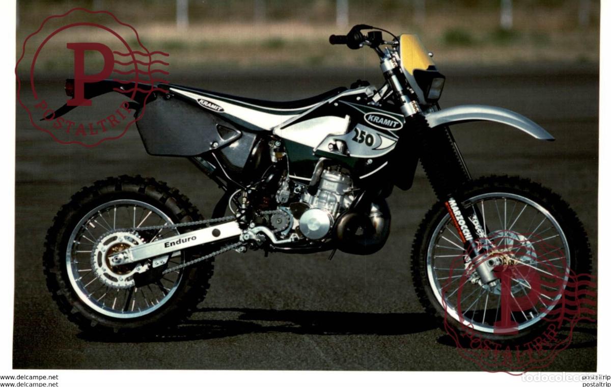Carros e motociclos: KRAMIT 250 +-10cm x 15cm Moto MOTOCROSS MOTORCYCLE Douglas J Jackson archive of motorcycles
