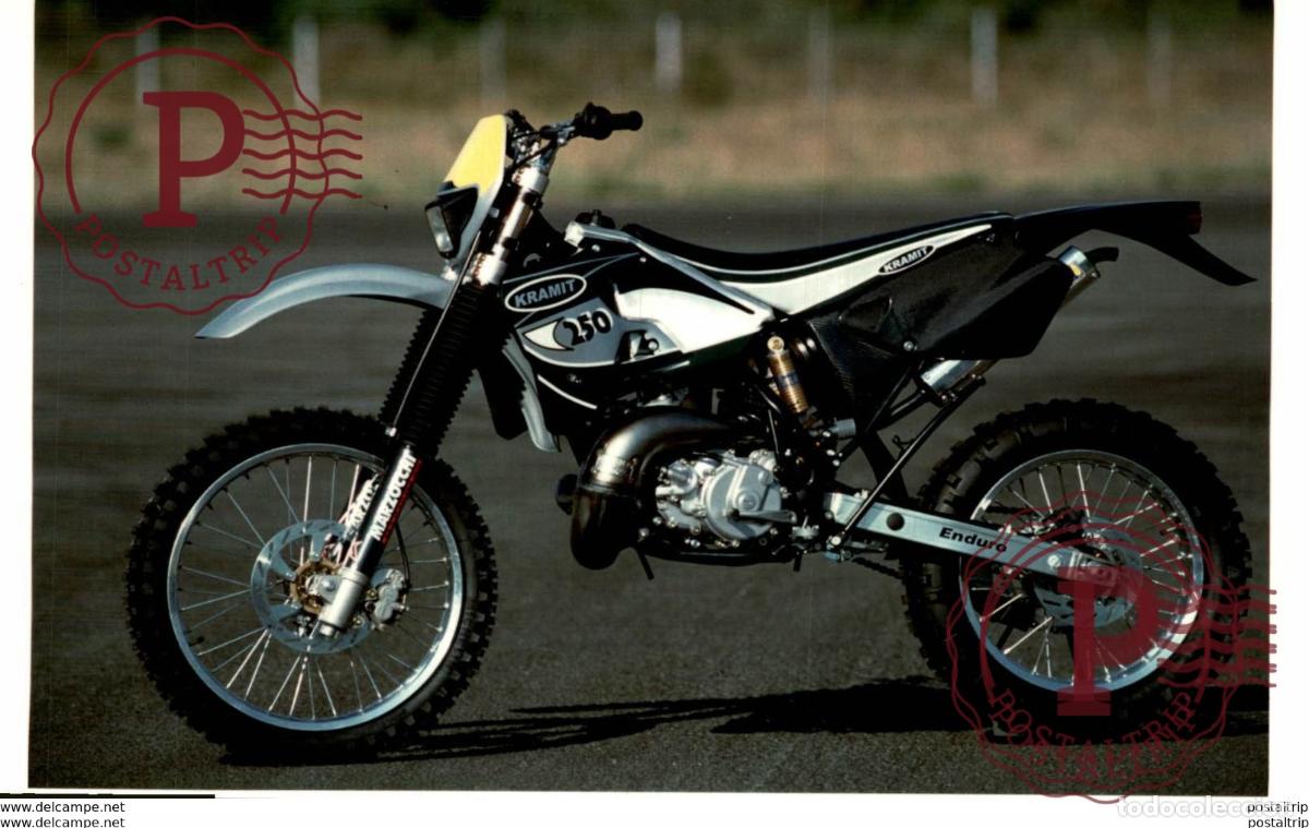 Carros e motociclos: KRAMIT 250 +-10cm x 15cm Moto MOTOCROSS MOTORCYCLE Douglas J Jackson archive of motorcycles
