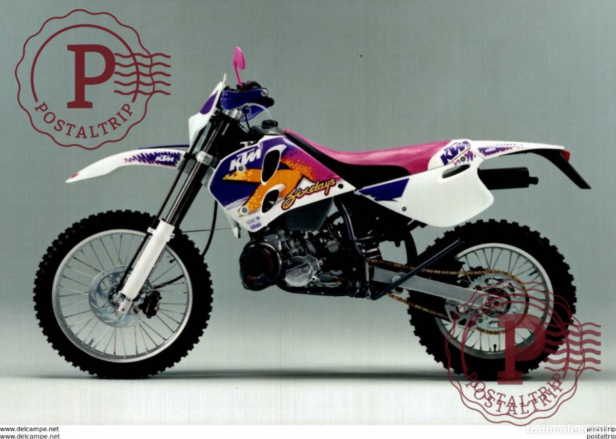 Carros e motociclos: KTM SIXDAYS +-12,5cm x 17,5cm Moto MOTOCROSS MOTORCYCLE Douglas J Jackson archive of motorcycles