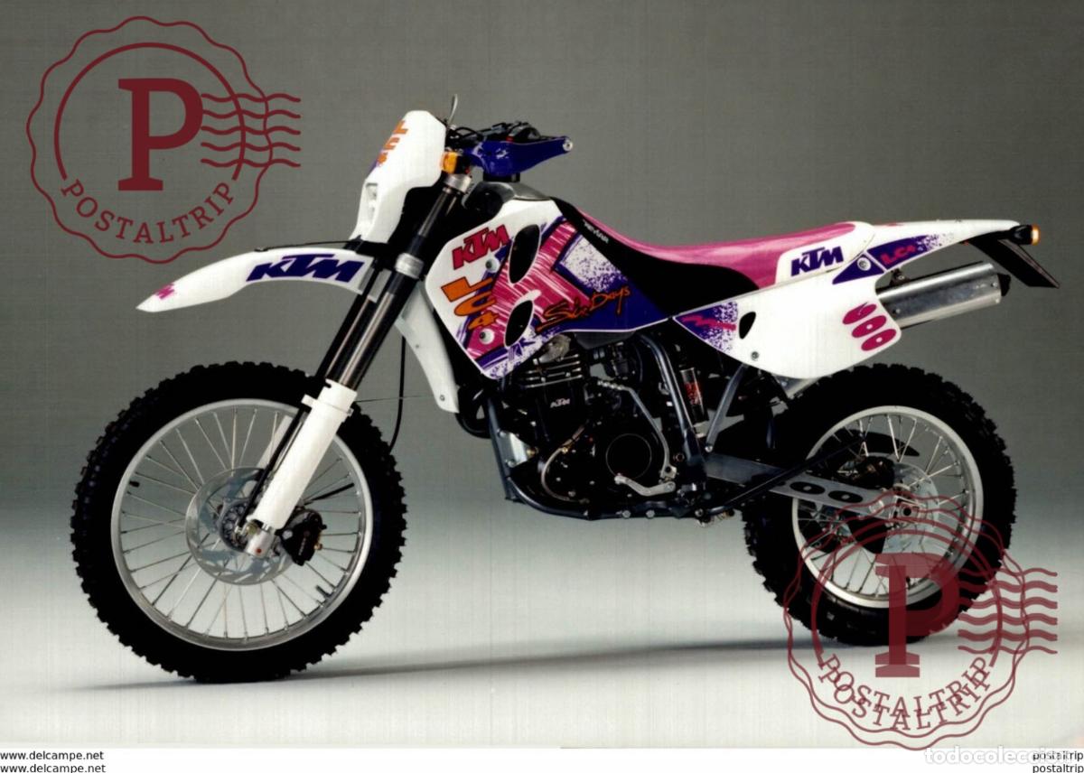 Carros e motociclos: KTM LC4 SIXDAYS +-12,5cm x 17,5cm Moto MOTOCROSS MOTORCYCLE Douglas J Jackson archive of motorcycle