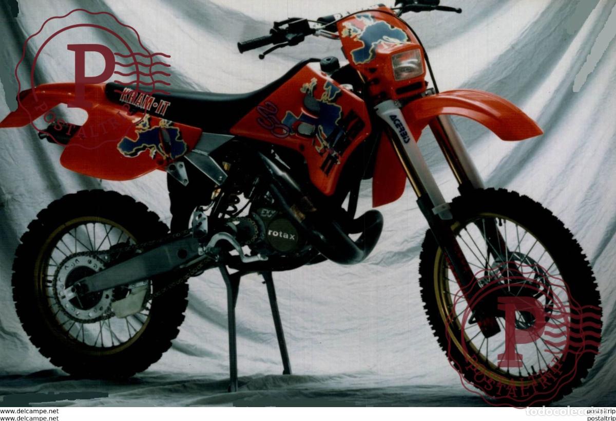 Carros e motociclos: KRAM-IT 250 +-12,5cm x 17,5cm Moto MOTOCROSS MOTORCYCLE Douglas J Jackson archive of motorcycles
