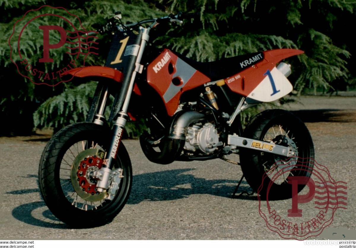 Carros e motociclos: KRAMIT 250SM +-12,5cm x 18cm Moto MOTOCROSS MOTORCYCLE Douglas J Jackson archive of motorcycles