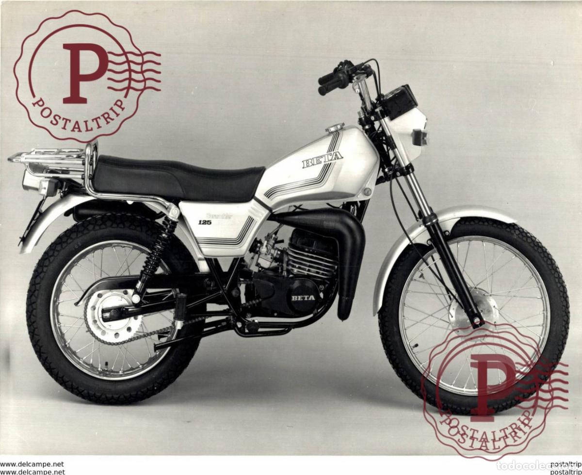 Carros e motociclos: BETA 125 +-18,5cm x 24cm Moto MOTOCROSS MOTORCYCLE Douglas J Jackson archive of motorcycles4,