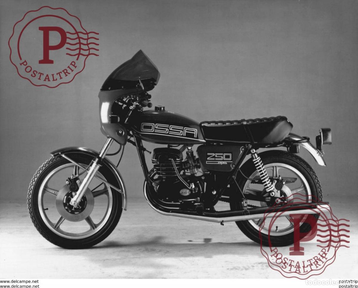 Coches y Motocicletas: OSSA 250+-19cm x 24,5cm Moto MOTOCROSS MOTORCYCLE Douglas J Jackson archive of motorcycles4,