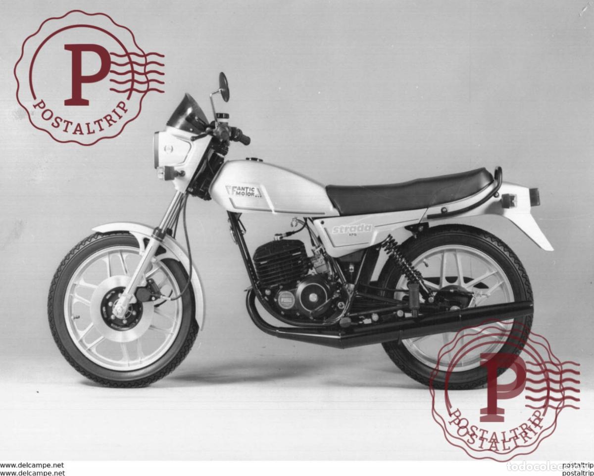Automobili e Motociclette: FANTIC MOTOR STRADA 125 +-19cm x 24,5cm Moto MOTOCROSS MOTORCYCLE Douglas J Jackson archive of motor
