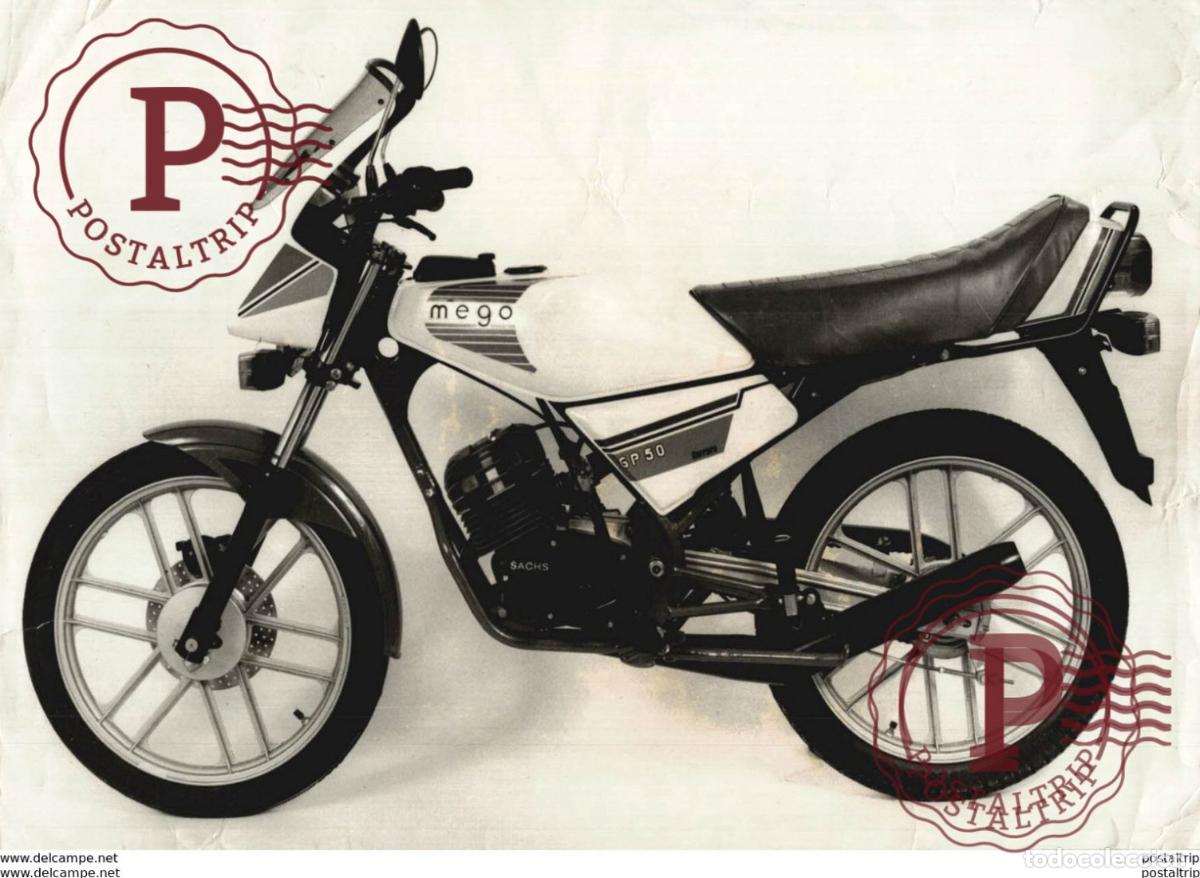 Automobili e Motociclette: MEGO GP 50 +-19cm x 24,5cm Moto MOTOCROSS MOTORCYCLE Douglas J Jackson archive of motorcycles4,