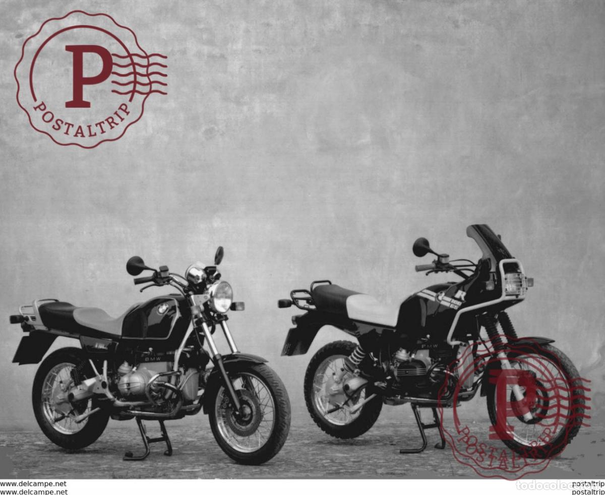 Automobili e Motociclette: BMW R 100 R +-19cm x 24,5cm Moto MOTOCROSS MOTORCYCLE Douglas J Jackson archive of motorcycles