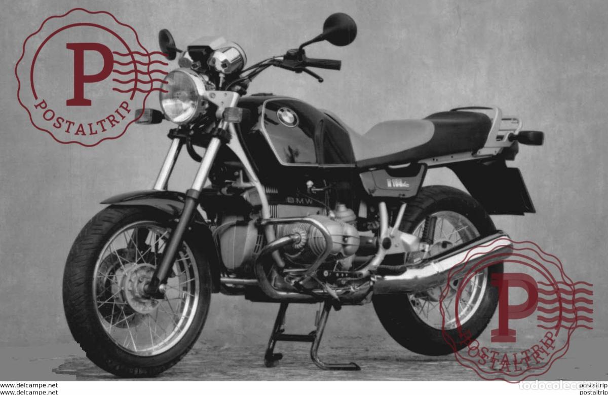 Autos und Motorr&auml;der: BMW R 100 R +-12cm x 18cm Moto MOTOCROSS MOTORCYCLE Douglas J Jackson archive of motorcycles