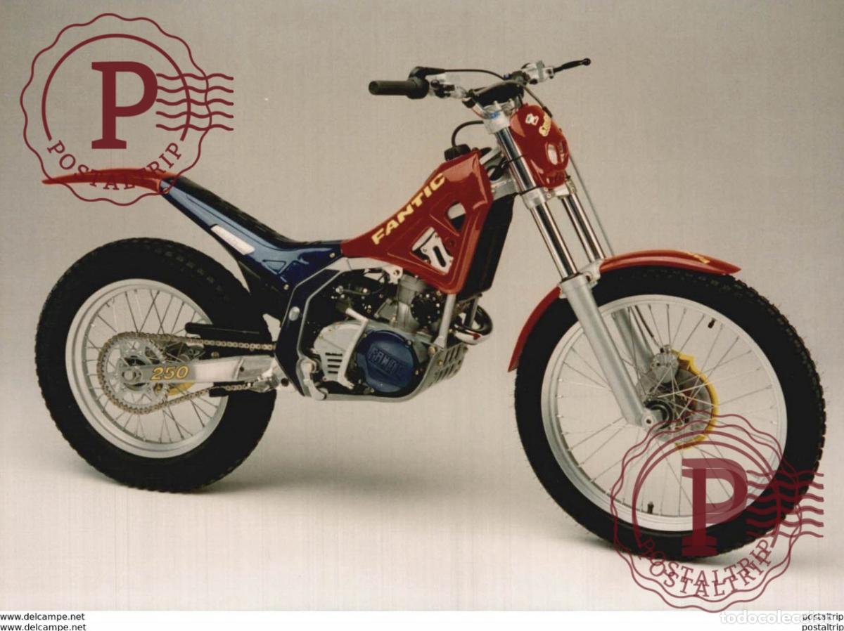 Autos und Motorr&auml;der: FANTIC 250 +-15cm x 20cm Moto MOTOCROSS MOTORCYCLE Douglas J Jackson archive of motorcycles
