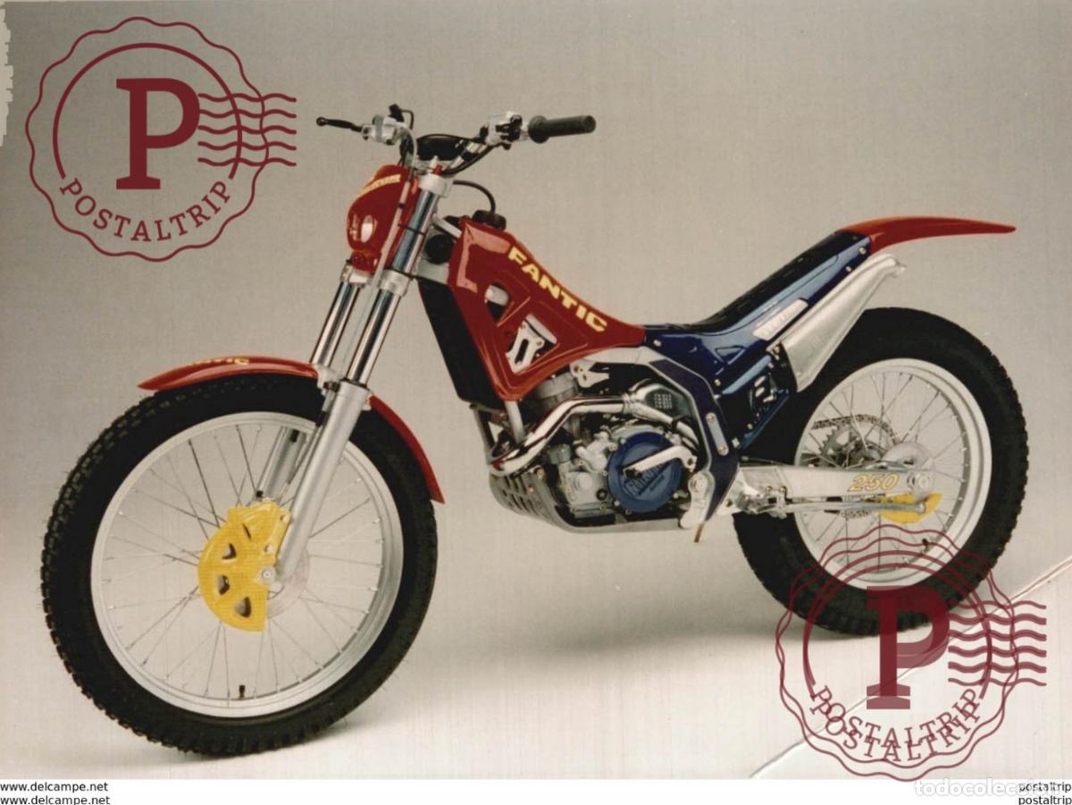 Autos und Motorr&auml;der: FANTIC 250 +-15cm x 20cm Moto MOTOCROSS MOTORCYCLE Douglas J Jackson archive of motorcycles