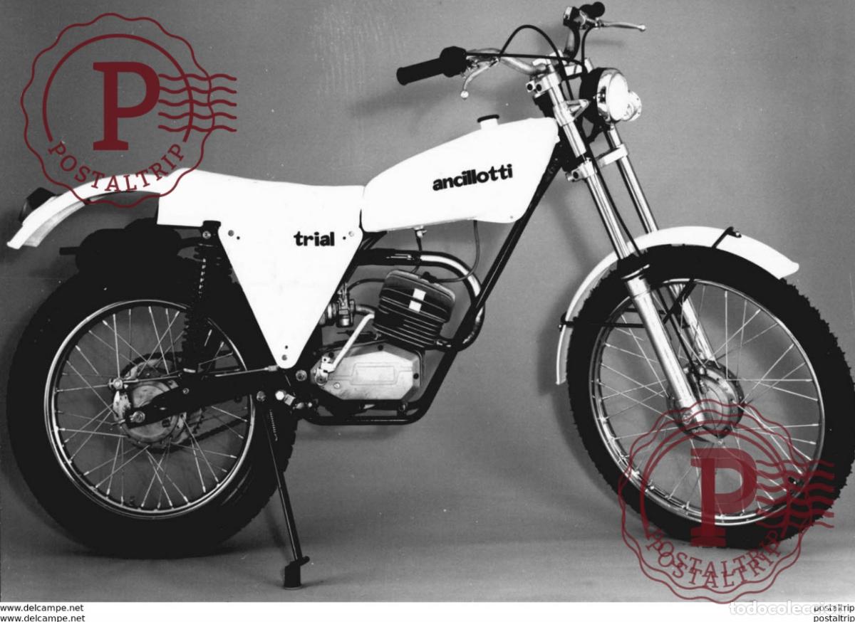 Autos und Motorr&auml;der: ANCILLOTI TRIAL 50 +-15cm x 23cm Moto MOTOCROSS MOTORCYCLE Douglas J Jackson archive of motorcycles