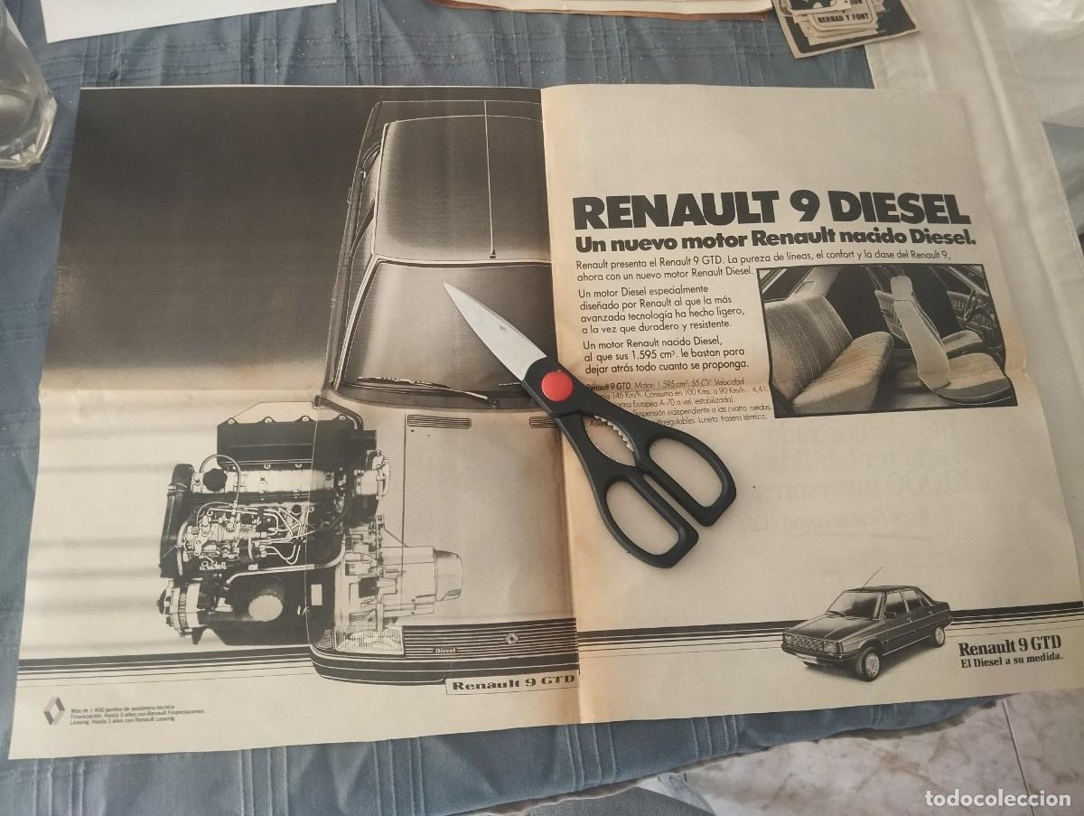 Coches y Motocicletas: COCHE RENAULT 9 GTD DIESEL ANUNCIO PUBLICIDAD PERI&Oacute;DICO 19831983