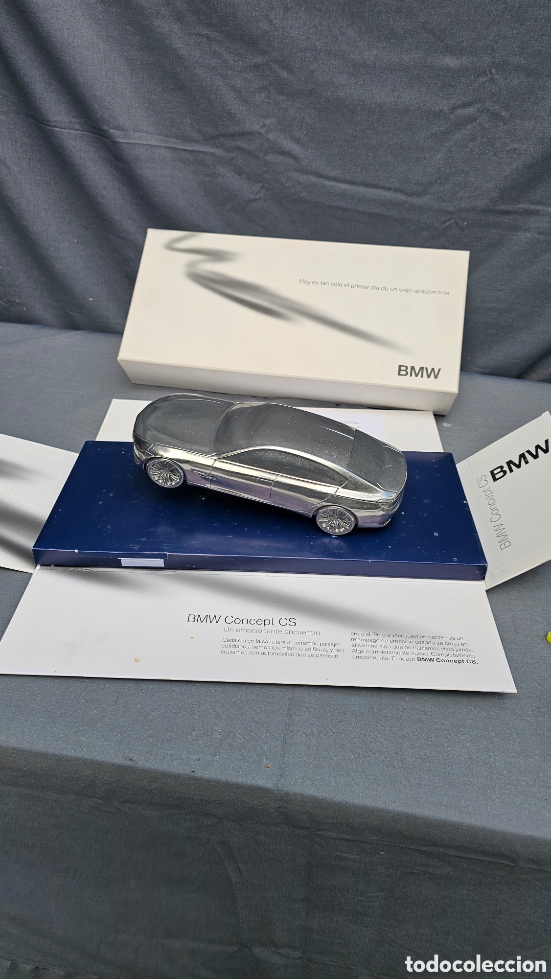 Coches y Motocicletas: Maqueta promocional de BMW de aluminio fundido