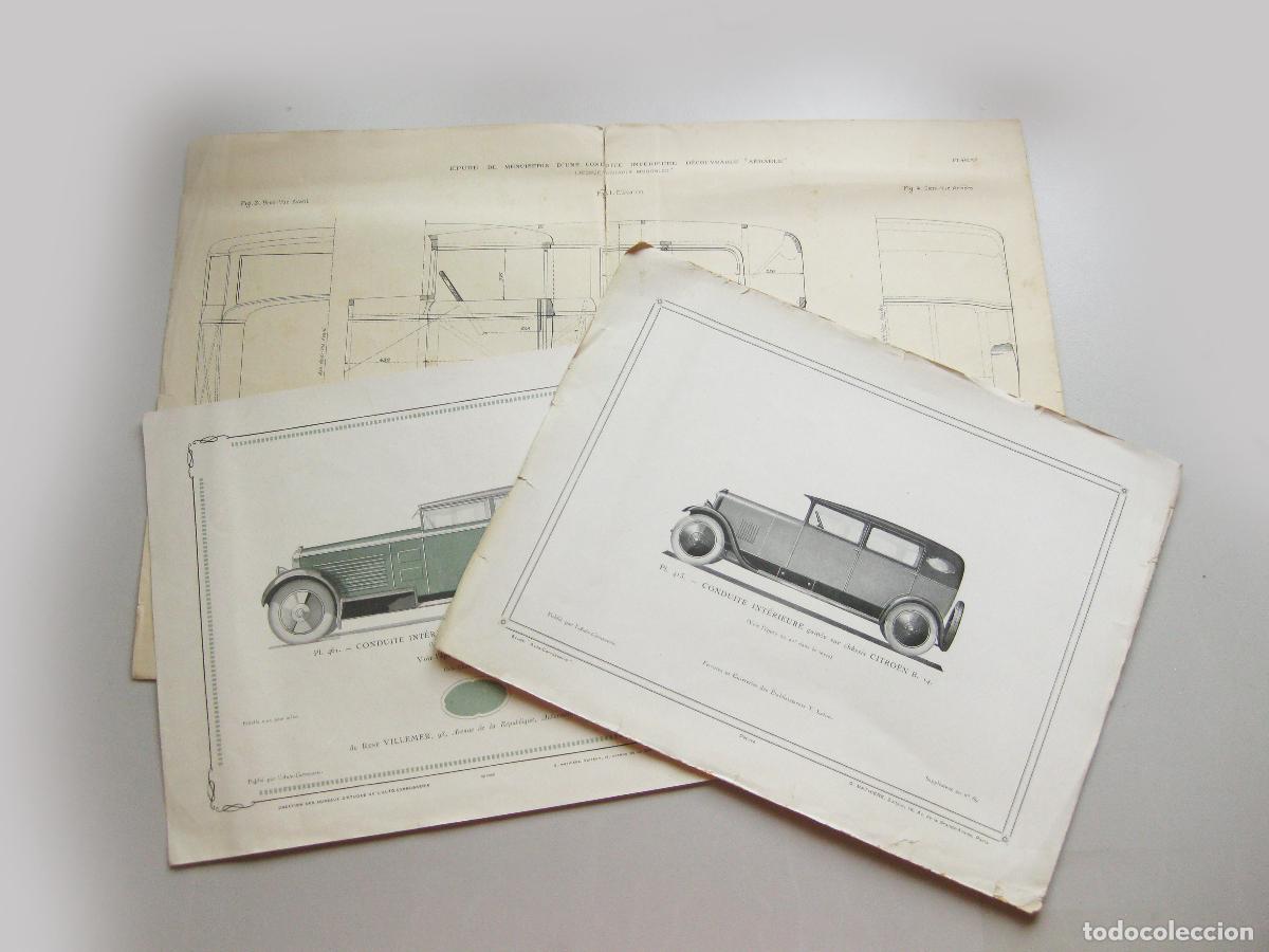 Coches y Motocicletas: L&Aacute;MINA DEL AUTOMOVIL CITROEN Y OTRA DE PLANOS CARROCER&Iacute;A. L&acute;AUTO-CARROSSERIE