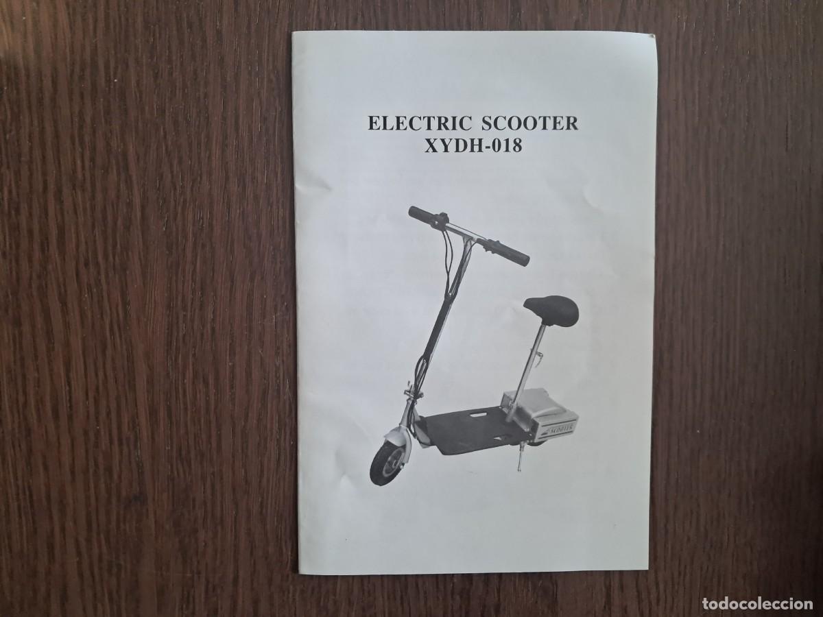 Coches y motocicletas: manual de instrucciones, electric scooter XYDH-018. patinete el&eacute;ctrico. principio a&ntilde;os 2000.
