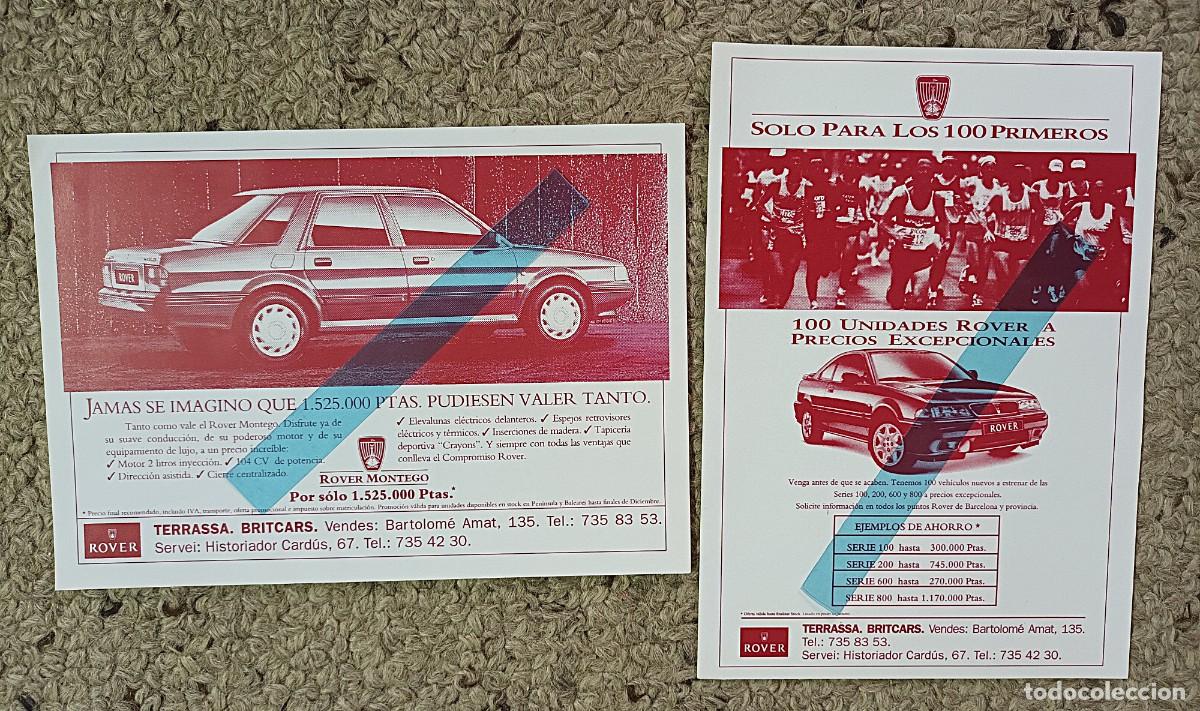 Coches y motocicletas: FLYERS CONCESIONARIO ROVER