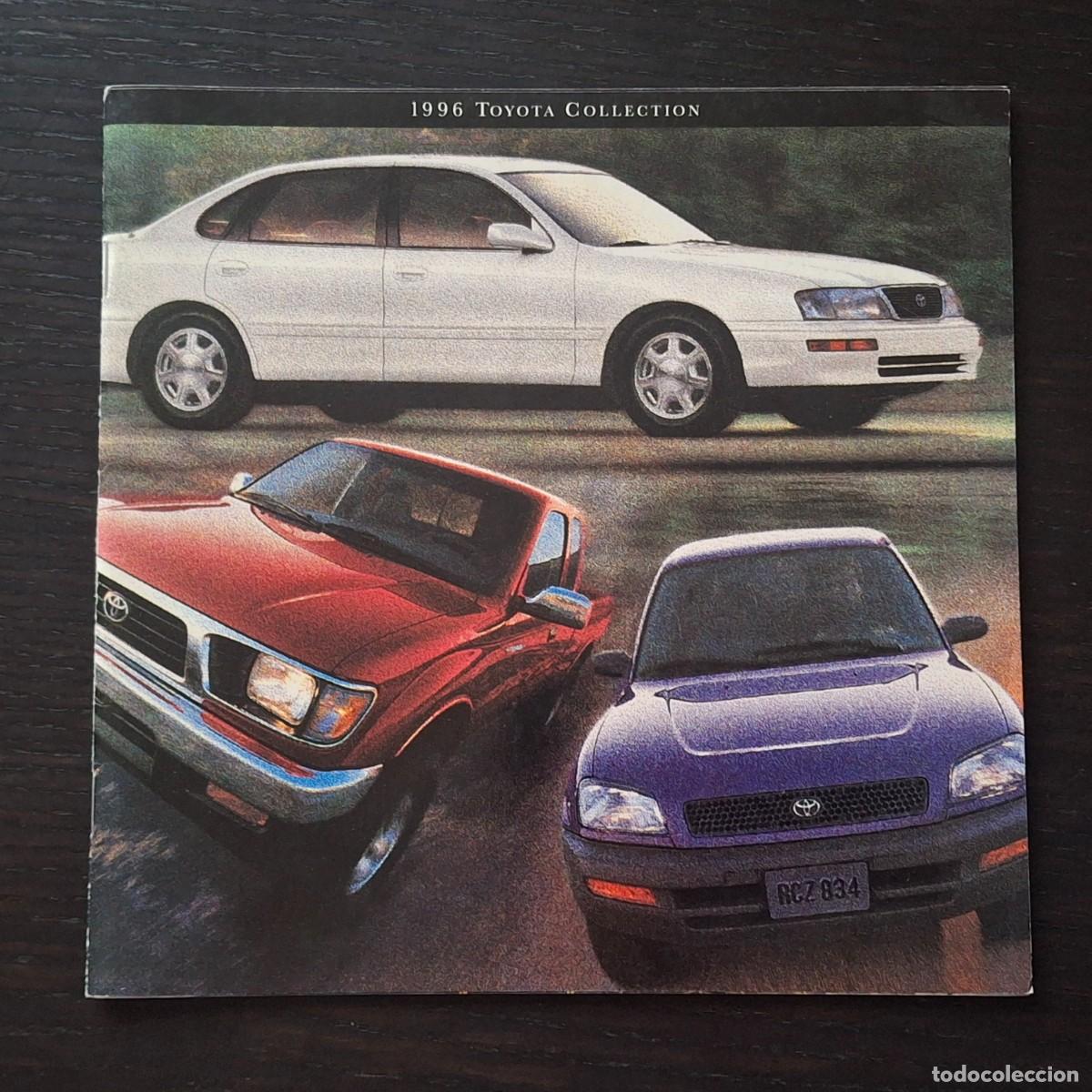 Coches y motocicletas: 1996 TOYOTA GAMA COCHES Y CAMIONETAS CATALOGO PUBLICIDAD - CELICA SUPRA PASEO COROLLA LAND CRUISER