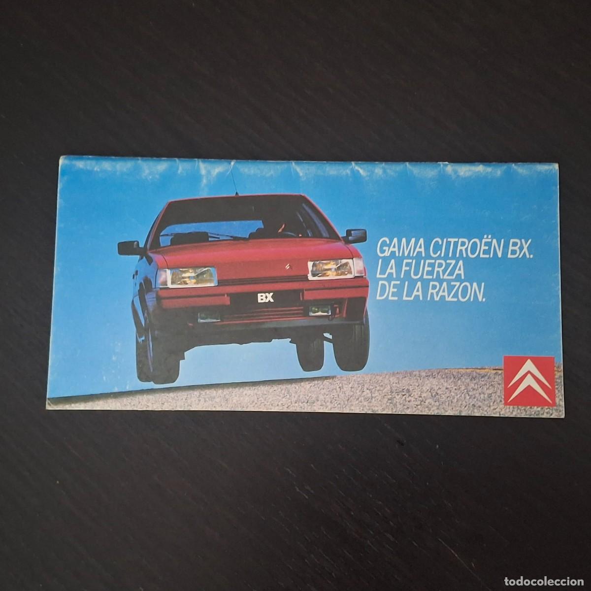 Coches y motocicletas: CITROEN BX GAMA 14 E 19 D TRE TRS TRD GTI 16v. BREAK - CATALOGO FOLLETO PUBLICIDAD - 1988 ESPA&Ntilde;OL