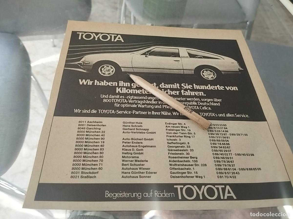 Coches y motocicletas: TOYOTA 800 RARO ANUNCIO PUBLICIDAD REVISTA ALEMANA 1978 BONITO PARA ENMARCAR