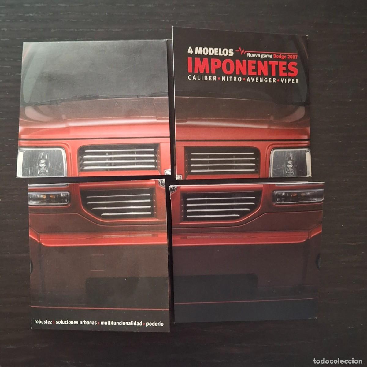 Coches y motocicletas: GAMA DODGE 2007 4 MODELOS IMPONENTES - CALIBER NITRO AVENGER VIPER - FOLLETO CATALOGO - ESPA&Ntilde;OL