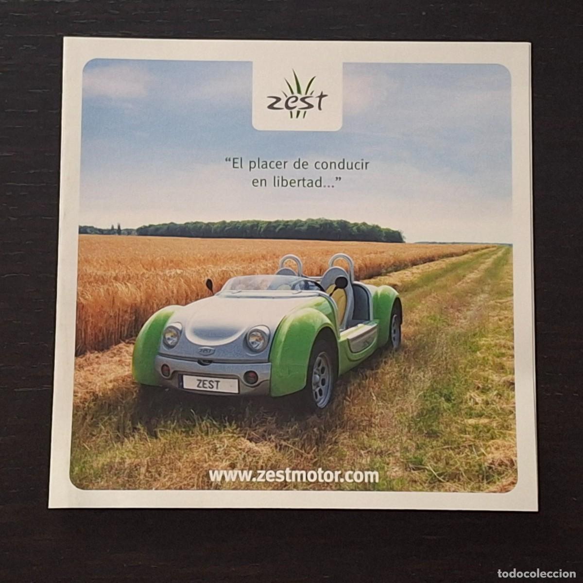 Coches y motocicletas: ZEST MICROCAR MICRO COCHE - FOLLETO CATALOGO - ESPA&Ntilde;OL