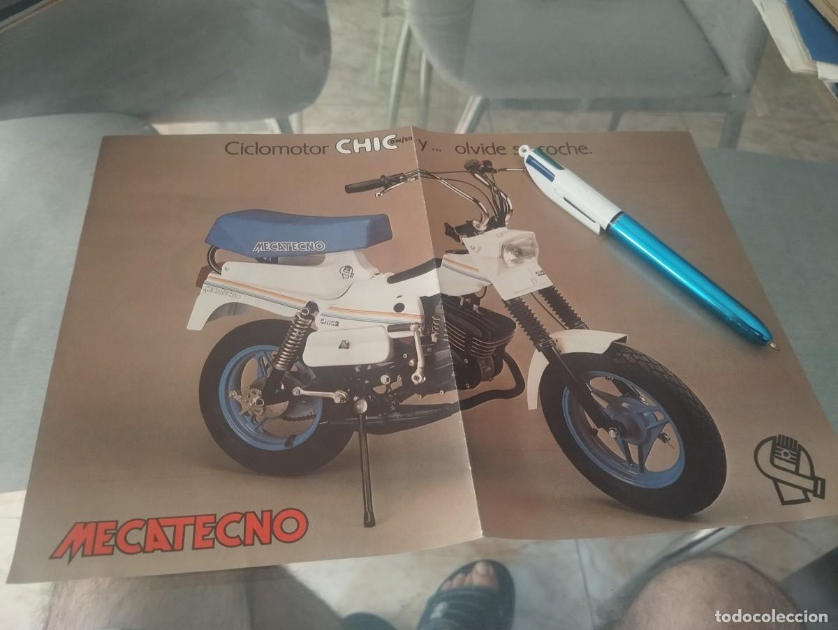 Coches y motocicletas: catalogo folleto publicidad original mecatecno ciclomotor chic dw/50 iclos marin tienda Mallorca