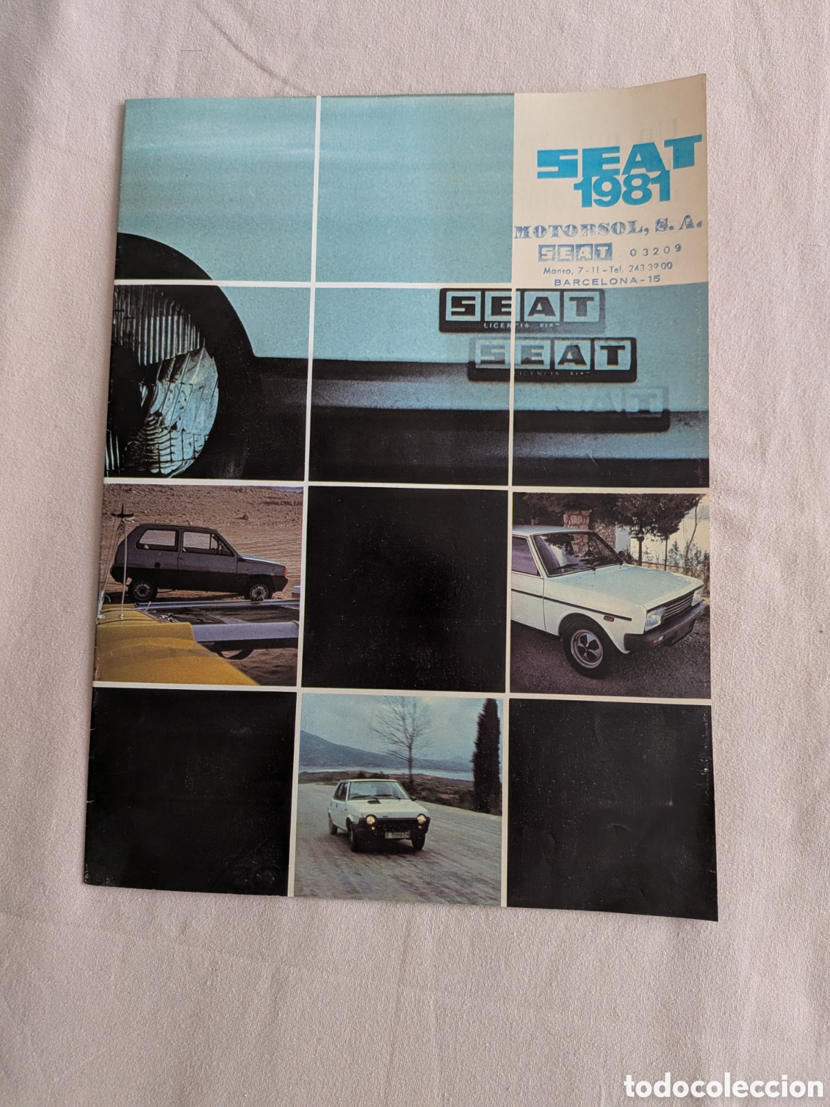 Coches y motocicletas: Cat&aacute;logo Revista SEAT 1981