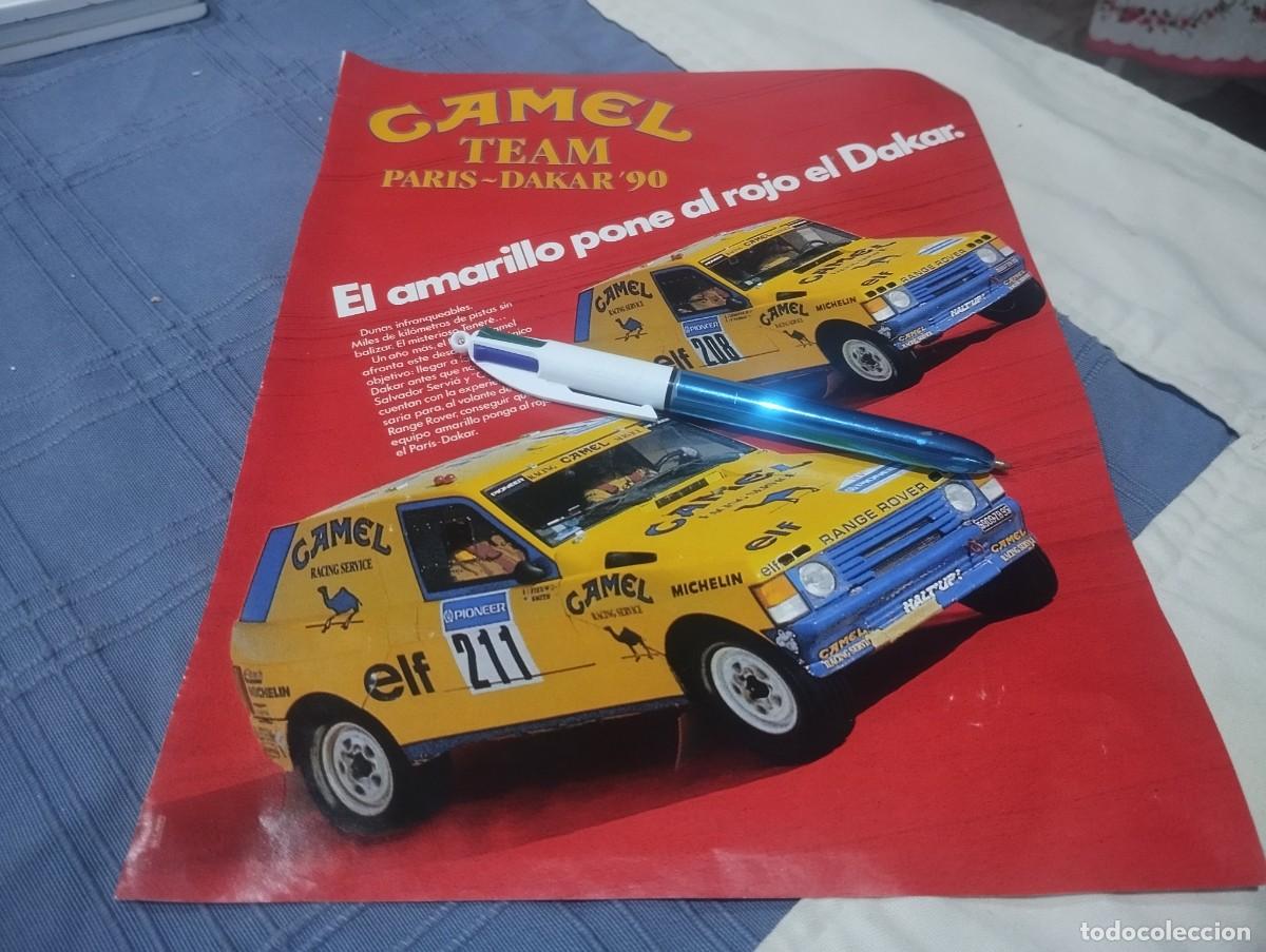 Carros e motociclos: RANGE ROVER CAMEL TEAM PARIS DAKAR 90 ANUNCIO PUBLICIDAD REVISTA 1989 BONITO PARA ENMARCAR