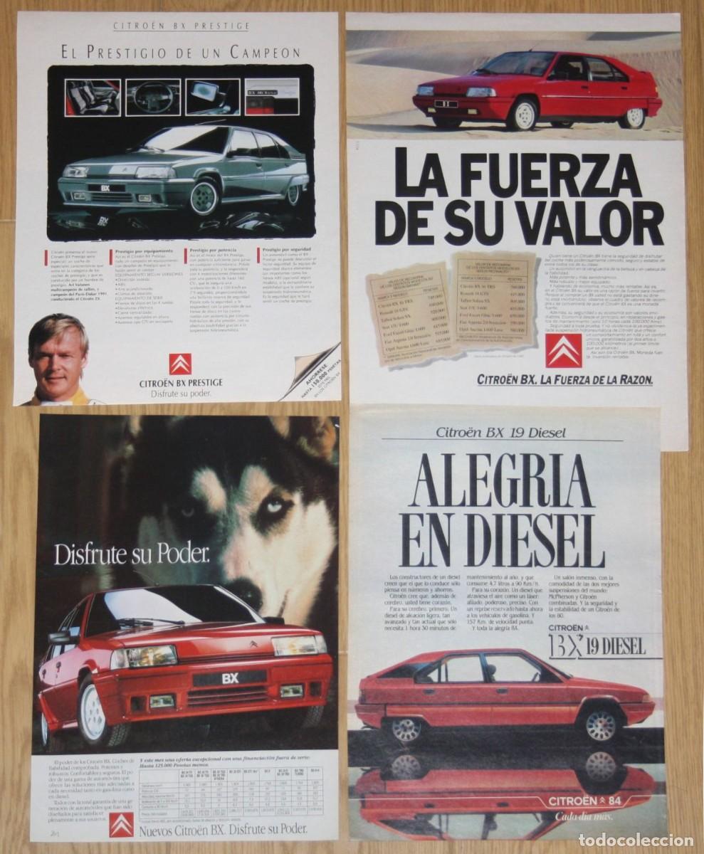 Carros e motociclos: CITRO&Euml;N BX 4x Anuncios 1980s/1990s Spain Promo Adverts Ads Publicidad Coche Car