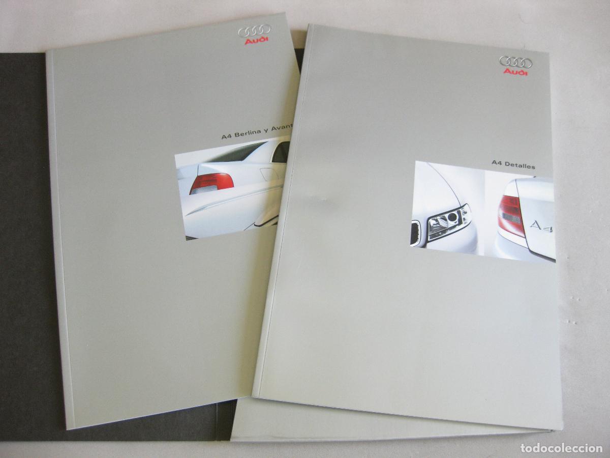 Coches y motocicletas: CARPETA CAT&Aacute;LOGO DE VENTA DEL AUTOMOVIL AUDI. A4. 1999